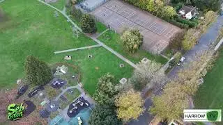 Harrow From Above: Woodcock Park