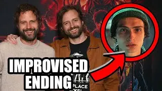 NO SCRIPT! The Duffer Brothers improvised the ENTIRE final episode of STRANGER THINGS