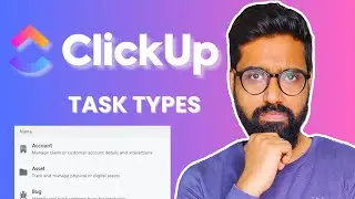 CLICKUP CUSTOM TASK TYPE | ClickUp as ERP | Malayalam