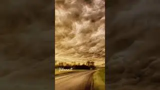 A Storm is Coming | Dramatic Sky Over a Lonely Road 🌩️