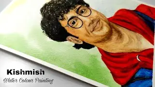 Kishmish Dev Drawing || How to draw Dev (Deepak Adhikari) || Water Colour Drawing