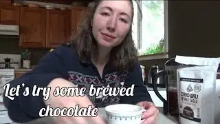 this chocolate is roasted and brewed just like coffee