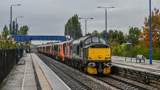 37510 FULL SCREAM through Swinton Station 12/10/24