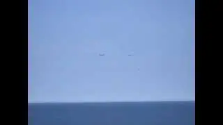 Baltops 2015. Two B-52 Stratofortress flyby at Ravlunda, Sweden
