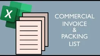 Commercial Invoice & Packing List in Excel