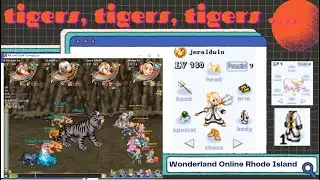 FREE EXORCISM GOWN!!!TIGERS, TIGERS, TIGERS CNY INSTANCE -WONDERLAND ONLINE RHODE ISLAND 飄流幻境 羅德島傳說