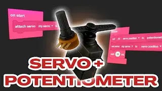 Control a Servo with a Potentiometer using Block Code: Arduino Tutorial