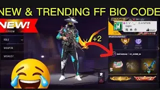 Free Fire New Bio Code 2025 |FF NewBio Code for Profile| New &TrendingFF Bio Codes|#ffbiocode#viral