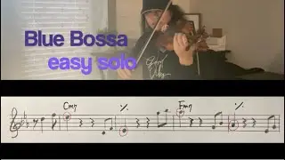 Blue Bossa/Jazz Violin/ 나무늘보의 즉흥연주