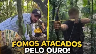 Ele foi atacado após encontrar o ouro do tesouro