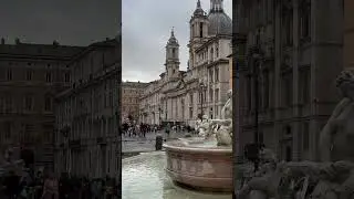 Piazza Navona in the Rain