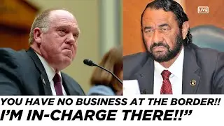 Moment Former ICE-DIRECTOR SCHOOL'S FURIOUS DEMOCRAT During a HEATED Hearing In Congress.