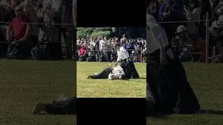 2025 Meiji Shrine Daito ryu demonstration   Futaridori hijigatame remastered