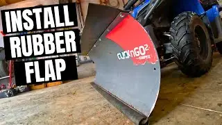 Installing a Rubber Flap On a Snow Plow Blade