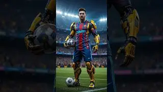 Incredible Football Fusion! #messi #fusion #hybrids #football #short