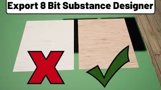 Fix strange colour - Substance designer to UE4 (Export 8Bit Substance Designer)