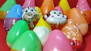 FUN MYLAR BALLOON BLOWING AND LOT'S OF PEAR SHAPE BALLOON BLOWING ASMR SATISFYING VIDEO