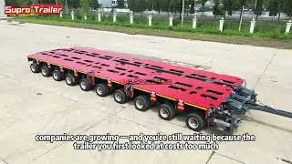 Hydraulic Modular trailer#transport #heavytransport #heavyequipment