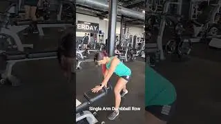 Single Arm Dumbbell Row (Lat Focus)