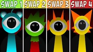 Incredibox Sprunki SWAP 1 VS SWAP 2 VS SWAP 3 VS SWAP 4