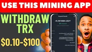 TRX Mining App to Earn Free Crypto on your phone daily (NO INVESTMENT)