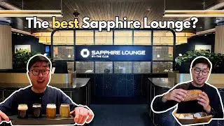PHL Airport Sapphire Lounge Review &mdash; 20,000 sq ft Beer Garden, Game Room & Local Philly Eats!