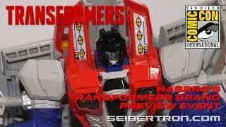 Transformers product reveals from Hasbro's Brand Preview Event at SDCC 2017
