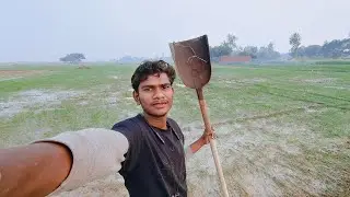13°C thand me गेहुं सिंचाई | real Village Life vlog 