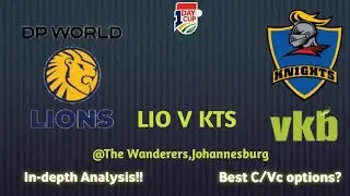 South Africa Division One OD 2024-25; Lions vs Knights ; Statistical,Historical & Logical Analysis