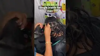 Single braids for men