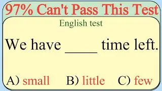 Mixed English Grammar Test 🌟if you score over 95% On This Quiz, your English is Fantastic 
