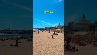 A Beach Day in Estoril PORTUGAL #shorts #portugal #estoril