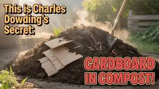 This is Charles Dowding&rsquo;s SECRET: Cardboard in Compost! 🌿