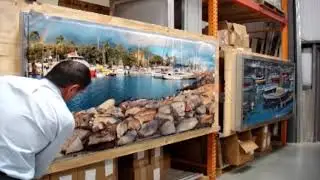 Wall Mount Tension Frame System