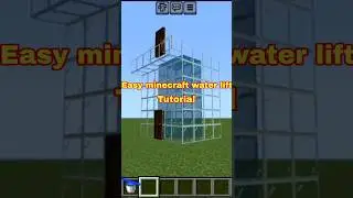 Easy minecraft water lift tutorial