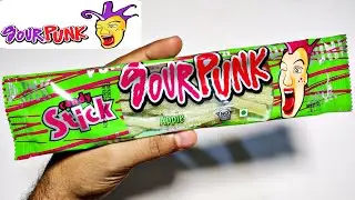 Sour Punk Apple🍏 Candy Sticks, 40g | Ingredients/Recipe, Taste, Price | Sour Punk Green Jelly Candy😋