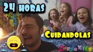 24 HORAS cuidando 3 niñas!! omg Zarolakids