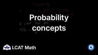 LUMS LCAT Math | 15.1 Probability concepts | Qallam