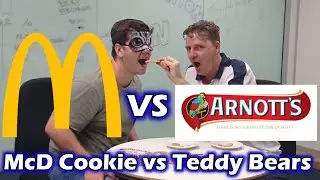 Bicky Nation - McDonalds Cookie VS Arnotts Teddy Bear ... BATTLE!!!