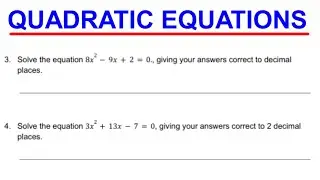 Quadratic Equations Made Easy | Factorization & Formula Method Explained