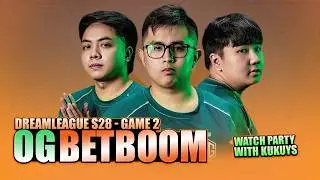 OG vs BETBOOM - GAME 2 - WATCH PARTY WITH KUKUYS - DreamLeague S28