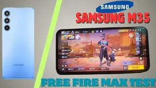 Samsung Glaxy M35 Free Fire Gameplay - Fps Test, Battery Drain Test, And Heating Test