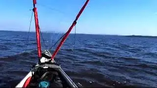 Pacific Action Kayak Sail Systems - Kayak Sailing the Noosa River in QLD Australia