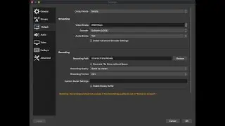 OBS Advanced Settings
