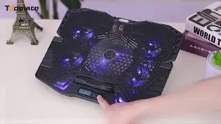 2020 notebook cooler best recommendation:TopMate C5 12-15.6 inch Gaming Laptop Cooler