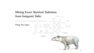 Preparing Exact Nutrient Solutions for Hydroponics: (1.2) Using Python for Calculations