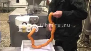 Запуск шприца для сосисок, колбасы ZKG-3500