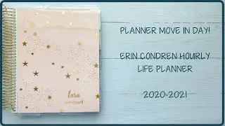 2020-2021 PLANNER MOVE IN | ERIN CONDREN HOURLY WEEKLY LIFE PLANNER