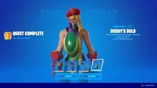 Fortnite Back Bling:  BUSHY'S BULB