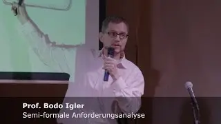 Semi-formale Anforderungsanalyse - Featured Scientist Prof. Dr. Bodo Igler -  Science Slam